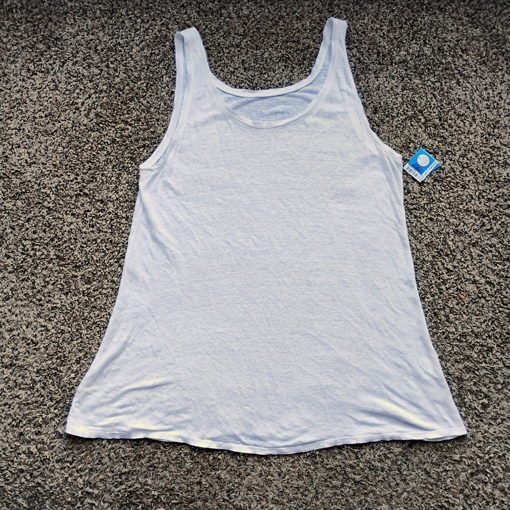 Eileen Fisher White Linen Tank Top | Size M | Minimalist Spring  Staple